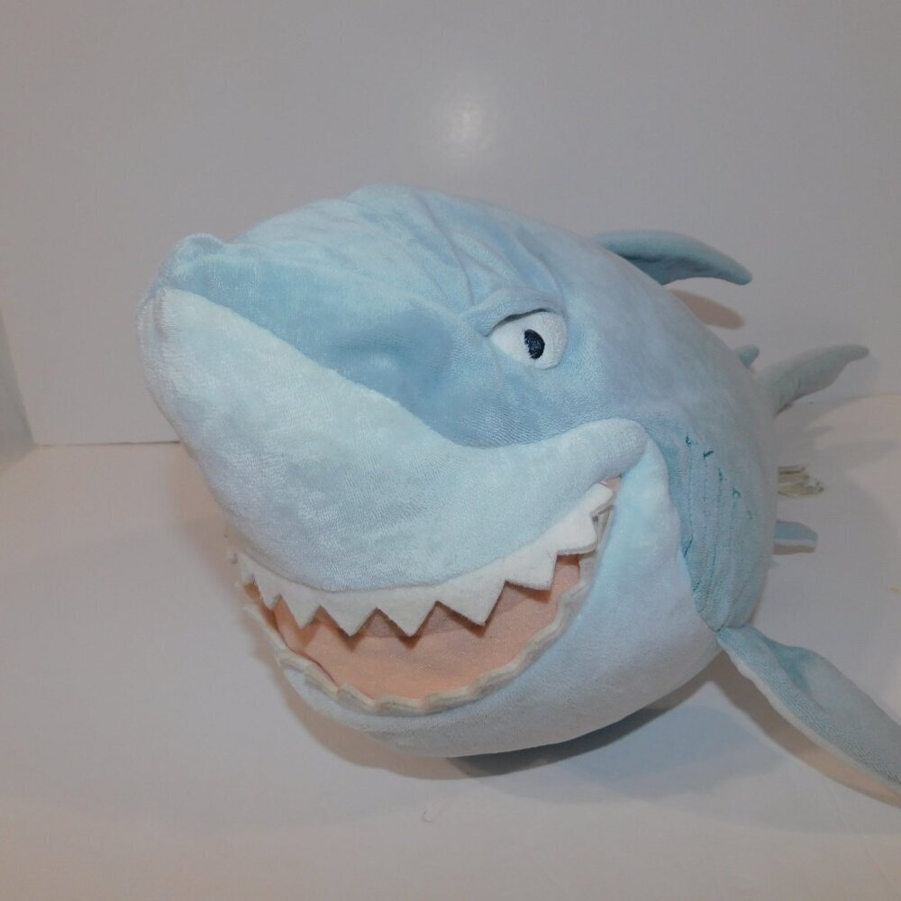 Disney Finding Nemo plush Gray Bruce the Shark Large 22" Stuffed RARE Retired